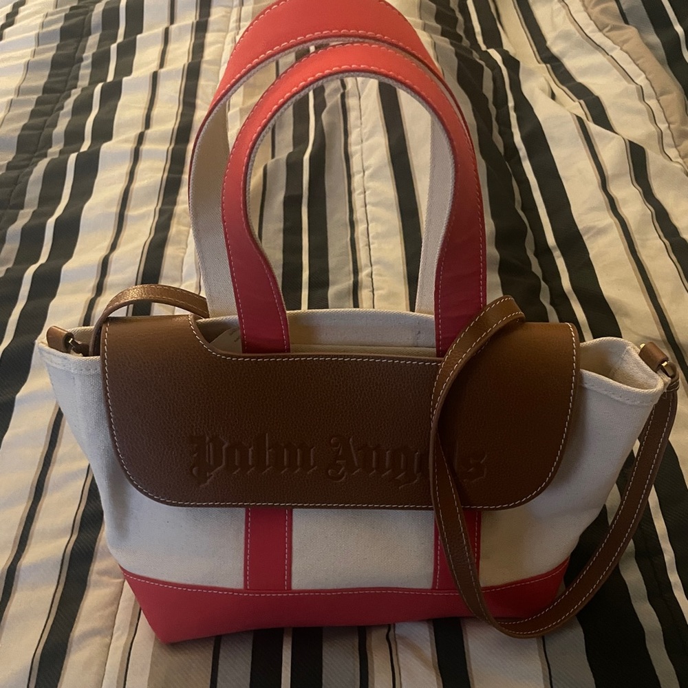 Palm Angels Canvas Tote Bag/Purse